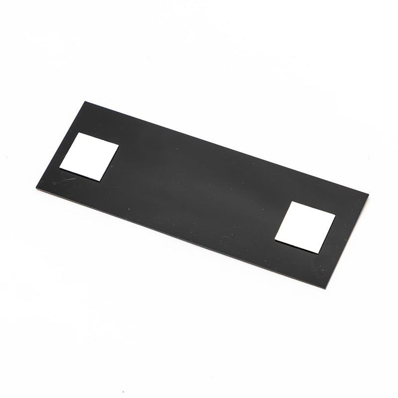 All Quality Basic Please Keep Door Closed Wall or Door Sign - Double-Sided Adhesive Foam Tape | Durable Material | Ensure Safety and Privacy (Black) - Large (1 Pack) - Image 5